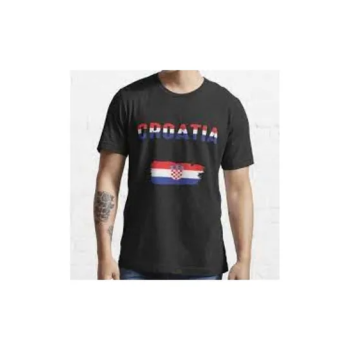 Croatia World Cup 2022 Printed Round Neck T Shirt