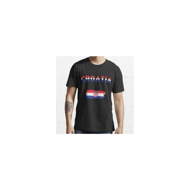 Croatia World Cup 2022 Printed Round Neck T Shirt
