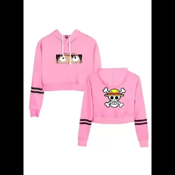 Crop Top Printed Anime One...