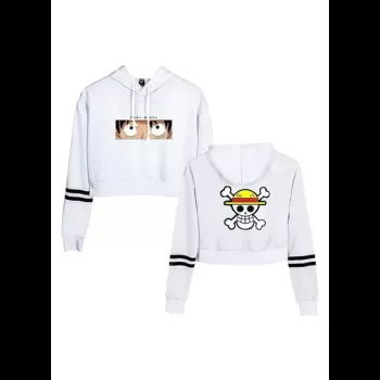 Crop Top Printed Anime One...