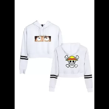 Crop Top Printed Anime One...