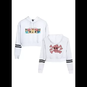 Crop Top Printed Anime One...