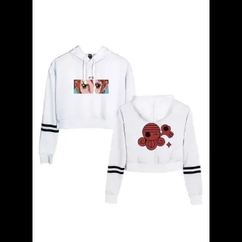 Crop Top Printed Anime One...