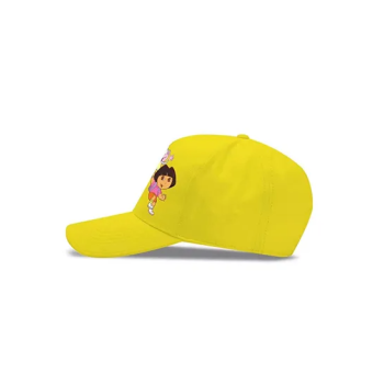 Cute Cartoon Dora Buji Cap Baseball Hat For Kids Toddler Yellow Cap