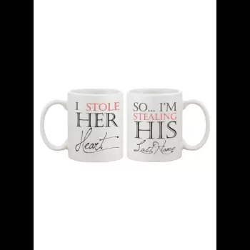 Cute Couples Coffee Mug Set