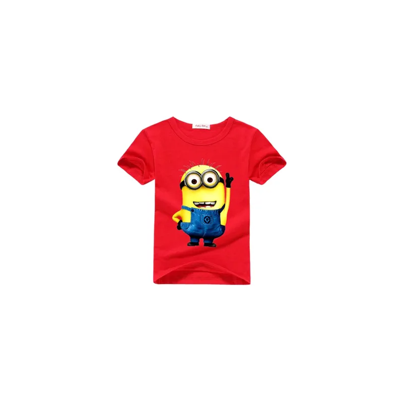 Despicable Me Minions Printed Tshirt RedYellow