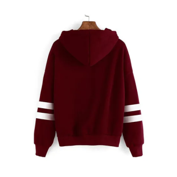 Dj Marshmello Pattern Print Sweatshirt Claret Red N29057417V