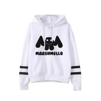 Dj Marshmello Pattern Print Sweatshirt White N29057412V