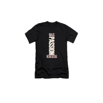 Do It With Passion 2 Motivational And Inspirational Quotes Simple Print Poster Tshirt B1