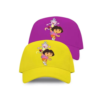 Dora Printed Cap Pack of 2