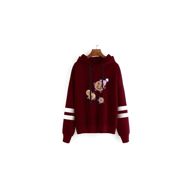 New spring and autumn BT21 Shooky Bulletproof Youth League BTS Unisex adult sweater hoodie