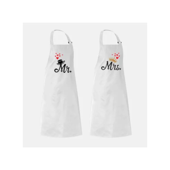 New Mr and Mrs Couple's Apron