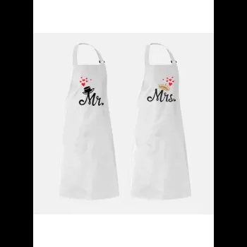 New Mr and Mrs Couple's Apron