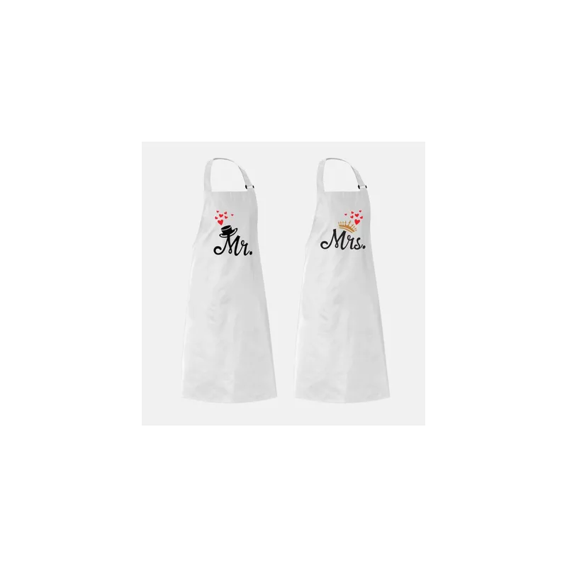 New Mr and Mrs Couple's Apron