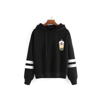 New Spring and Autumn BT21 RJ Bulletproof BTS Black Hoodie