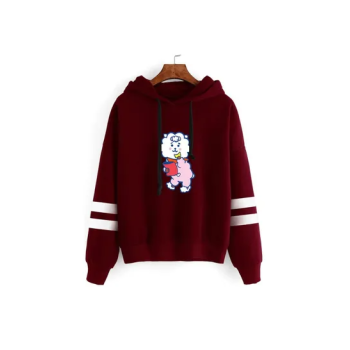 New spring and autumn BT21 RJ Bulletproof BTS sweater hoodie for Unisex Adult