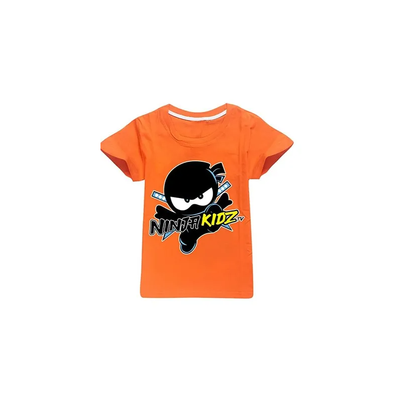 NINJA KIDZ Printed T-shirt Orange