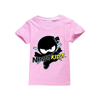NINJA KIDZ Printed T-shirt Pink