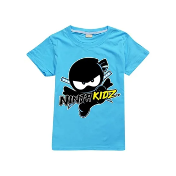NINJA KIDZ Printed T-shirt Turquoise Blue
