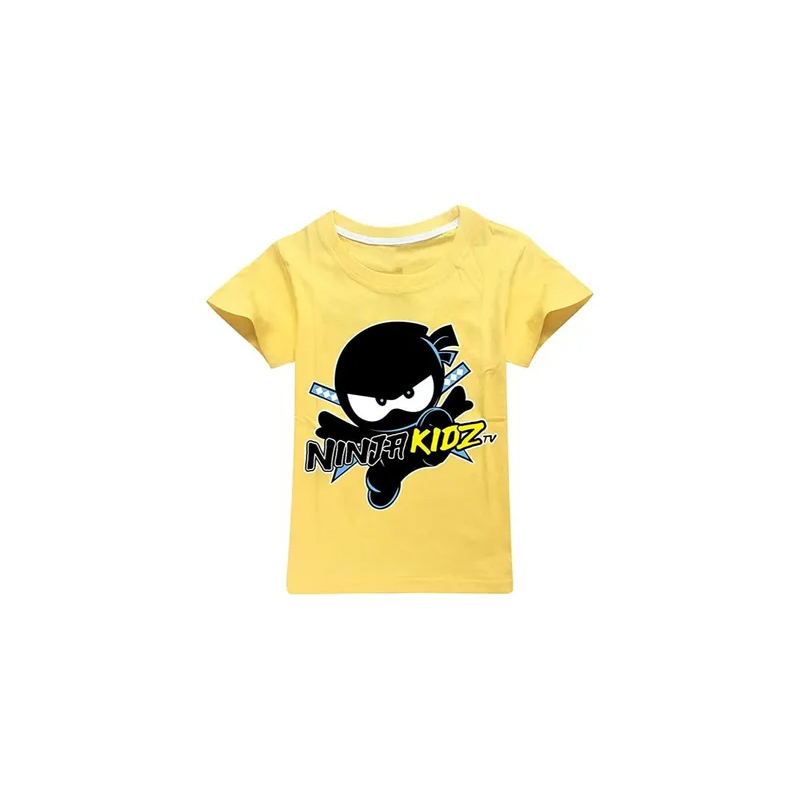 NINJA KIDZ Printed T-shirt Yellow
