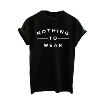 Nothing To Wear Printed T-Shirt Black/White