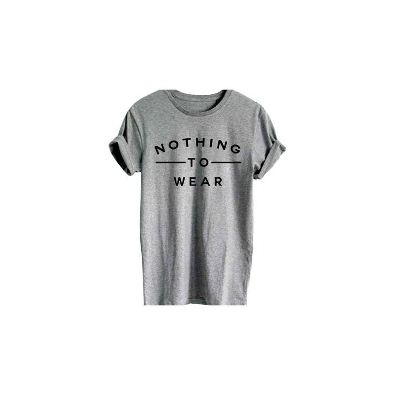 Nothing To Wear Printed T-Shirt Grey/Black
