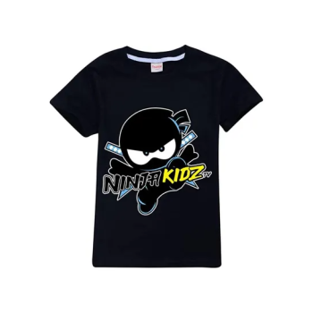 NUINJA KIDZ Printed T-shirt Black