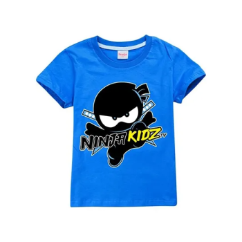 NUINJA KIDZ Printed T-shirt Blue