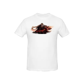 One Piece Printed Cotton Short Sleeve T-Shirt