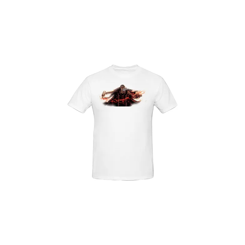 One Piece Printed Cotton Short Sleeve T-Shirt