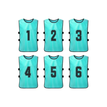 Pack Of 6 Football Jersey Vest Set 8