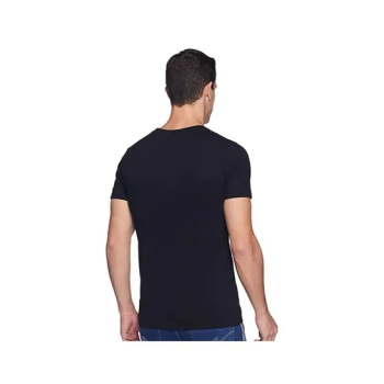 Pack of Three Black Plain Round Neck T-Shirt - Cotton T-shirt for Men