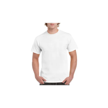 Pack of Three White Plain Round Neck Basic Cotton Tshirt for Men
