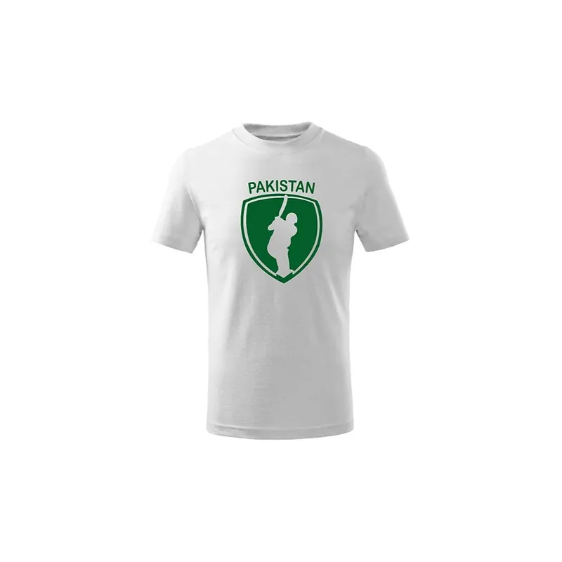 Pakistan Round Neck Printed T-shirt White