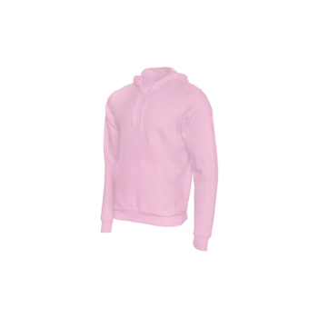 Pink Hoodie Plain With Pocket, Unisex