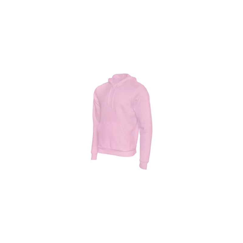 Pink Hoodie Plain With Pocket, Unisex