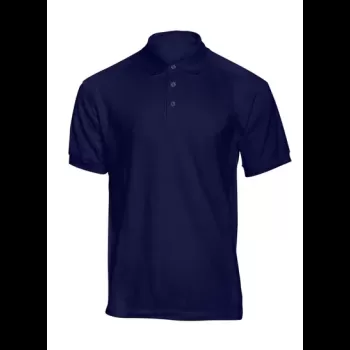 Plain Regular Fit Polo Navy...