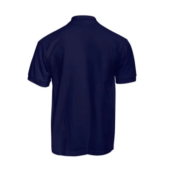 Plain Regular Fit Polo Navy Blue T-Shirt