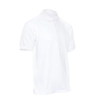 Plain Regular Fit Polo White T-Shirt