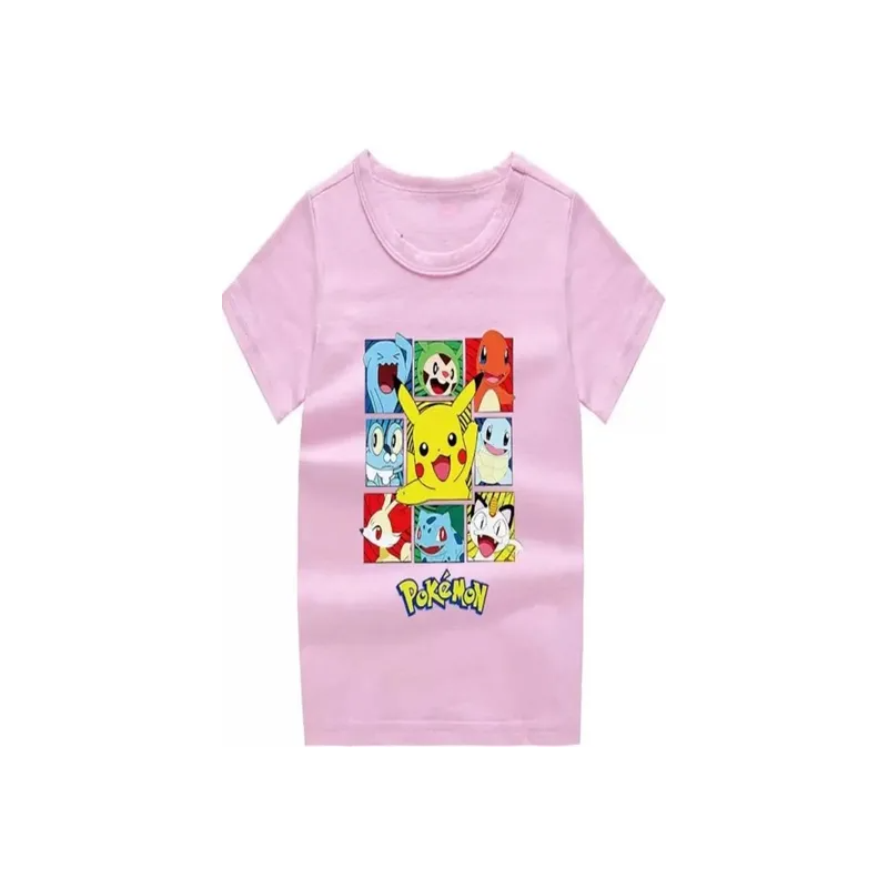 Pokemon Printed T-shirt Pink