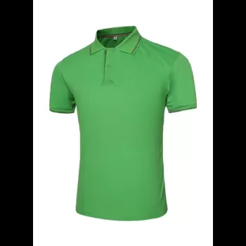 Polo Neck Casual Shirt Green