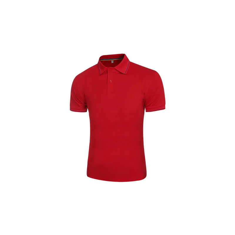 Polo Neck Casual Shirt Red