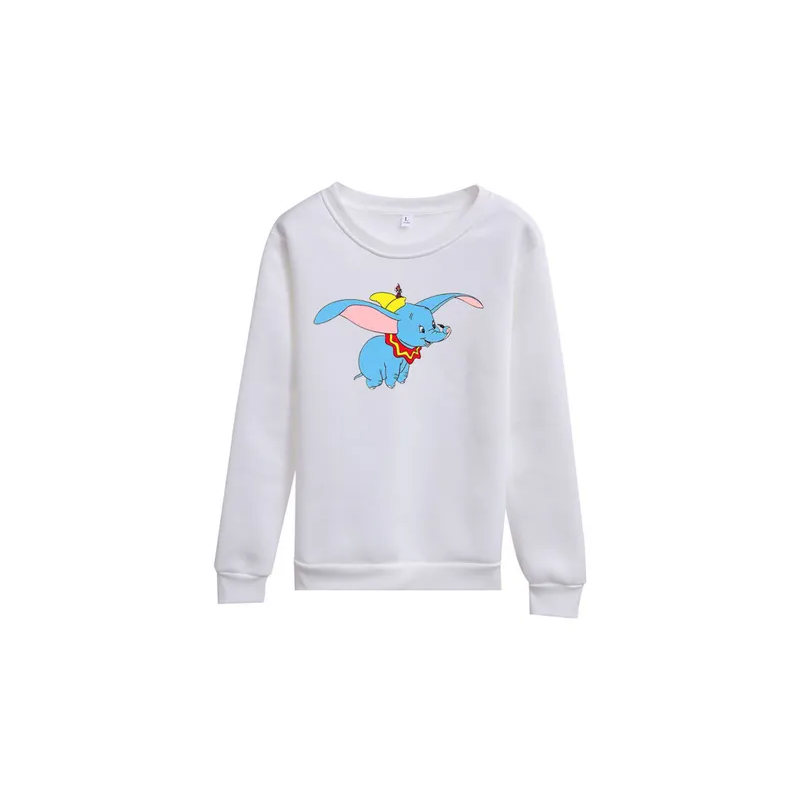Polyester Long Sleeves Sweatshirt White