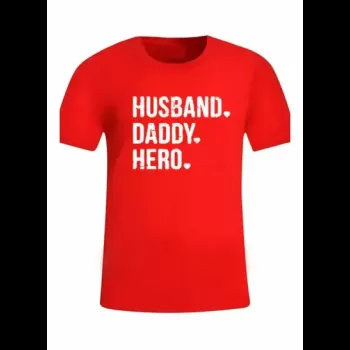 Husband Daddy Hero Printed...