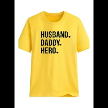 Husband Daddy Hero Printed...