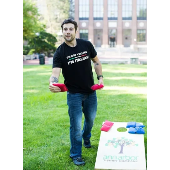 I am Not Yelling, I am Italian | Funny Italy Joke Italia Humor T-Shirt