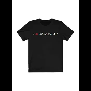 I love Dubai Printed Round...