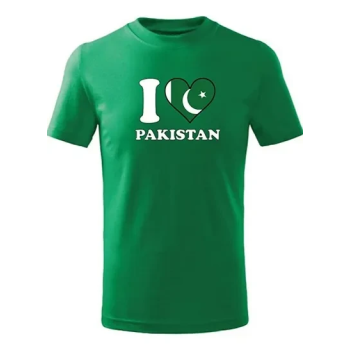 I Love Pakistan Printed T-shirt