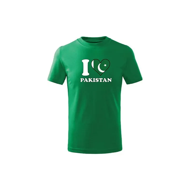 I Love Pakistan Printed T-shirt