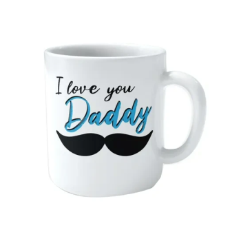 I Love You Daddy Coffee Mug White/Blue/Black